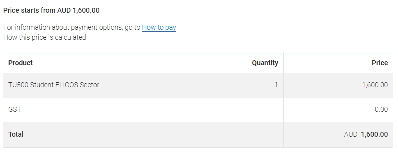 AUS Student Visa Subclass 500 Fee